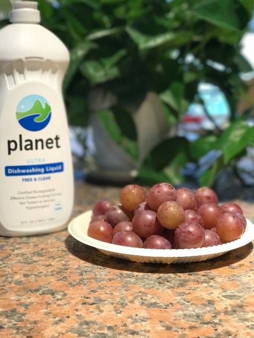 清水洗， Neng洗掉表面但不一定彻底