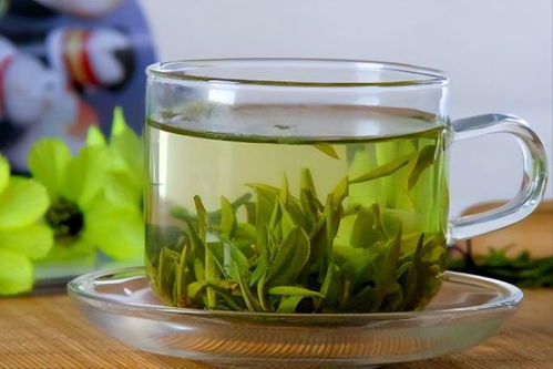 绿茶菊花泡水，清热去火