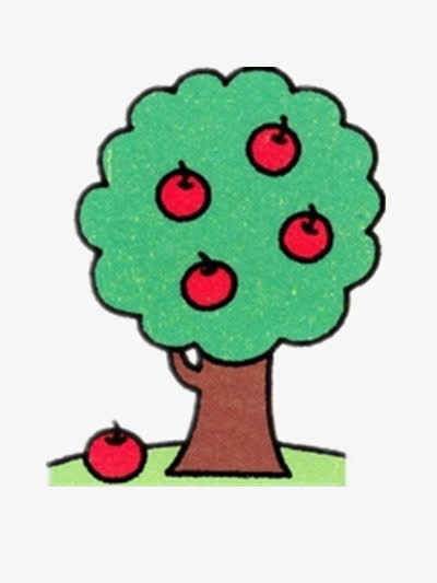 苹果树的画法小技巧