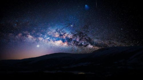 蓝色满天星，星空下的温柔点缀
