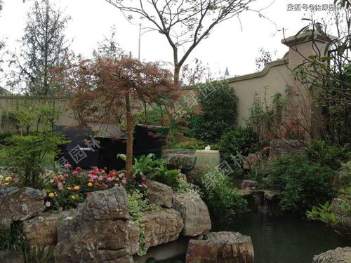 庭院山水景观设计效果图：如何打造自然和谐的水池景观？