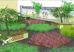 城市中的绿色亮点