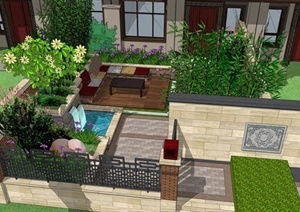 重庆私家庭院设计：李家院子私家庭院植物设计