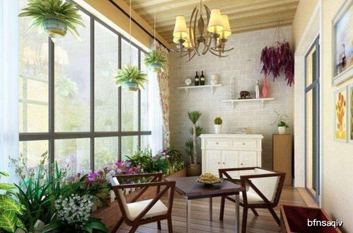 阳台上的绿色小天地