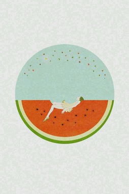 西瓜图片大全，甜蜜多汁