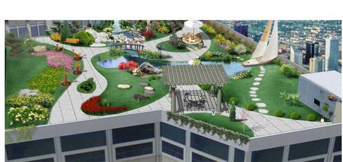 郑州筑雅景观楼顶花园的美丽风光