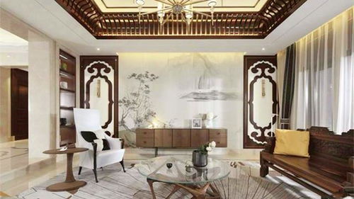 绿植的摆放，新中式装修的细节