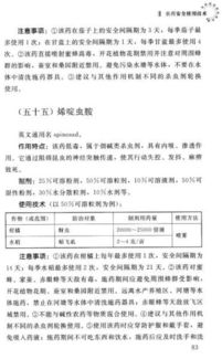 如何平安使用农药only成分