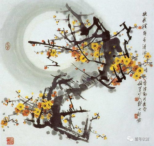 疏影横斜水清浅，暗香浮动月黄昏