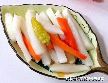 胡萝卜咸菜腌制，传统家常菜