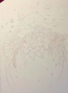 画玫瑰花：先画圆圈