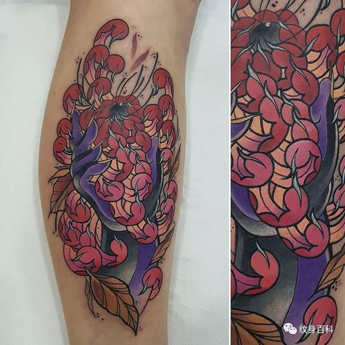 牡丹花纹身，古典美韵