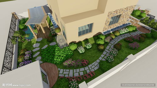 3D效果图：动展现景观设计效果