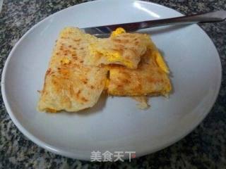 鸡蛋饼，一种简单易做的家常早餐