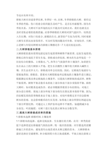 （1）树干输注补水