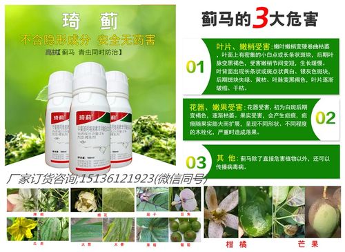 轮换使用， 防止蓟马产生抗药性