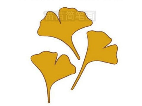 银杏树：简笔画中的古树精灵