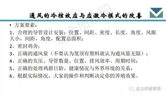 科学饲养、疫病防控、环境管理、产品安全