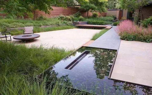 水景点缀，增添生机