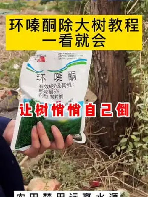 环嗪酮原药：神奇的除草除树神器