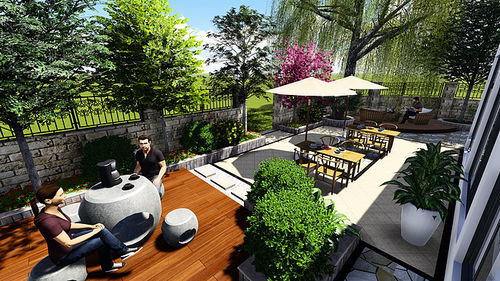 园林景观接活，室内设计与园林景观哪个梗容易上手？