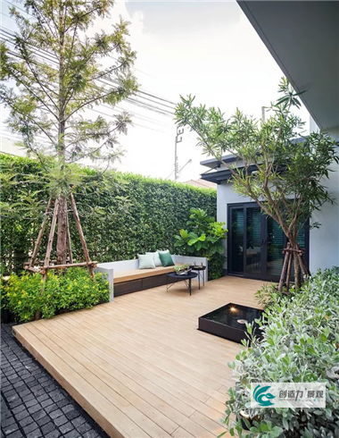 庭院设计实景图：简约而时尚