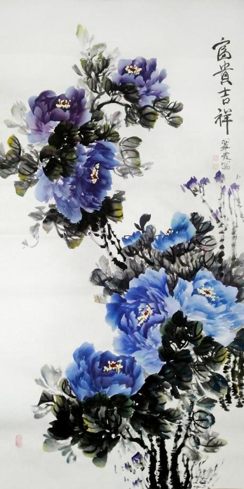 紫色牡丹：紫气东来，富贵吉祥爆款花卉
