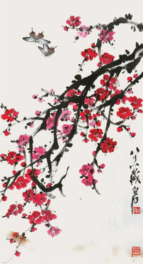 梅花吉祥，千年如意花语