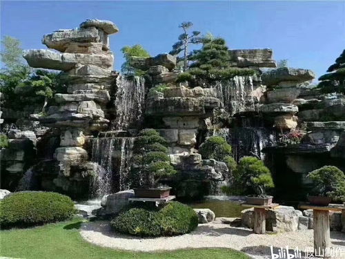 一、 假山喷泉制作，三步走，打造花园美景