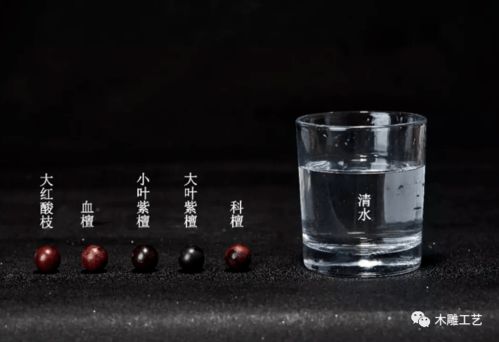 小叶紫檀的沉水特性