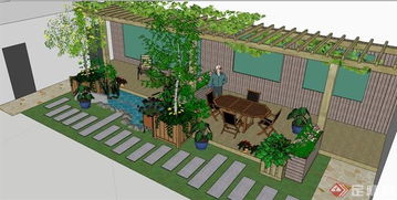 花架与景观：组合的艺术