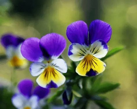 三色堇：猫儿脸的花朵