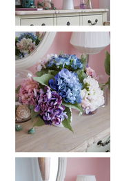 卧室里的仿真花