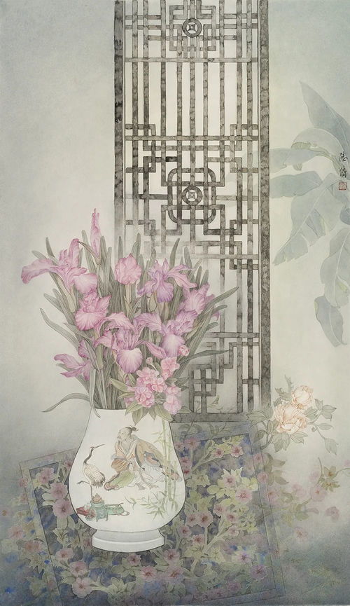 洛神花：水墨仙韵，古韵花语