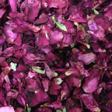 玫瑰与薄荷叶的搭配