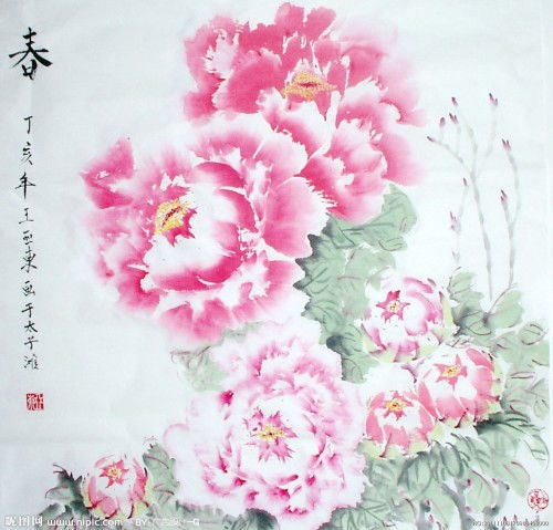 牡丹花国画怎么画？技巧分享