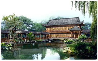 新中式园林是对古典园林景观设计的一种升华的表现， 也是对古典园林的一种与时俱进的表达