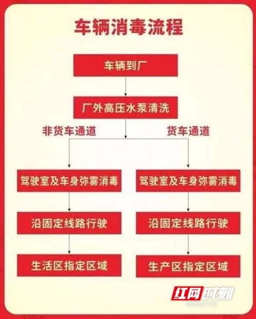 饲料厂大门口进入厂区时需要按照进厂消毒通知进行哪些具体流程操作？