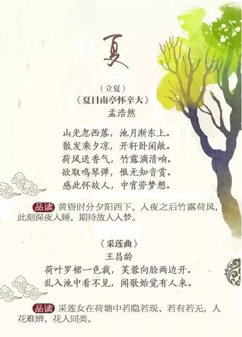 惯与描写植物的古诗词