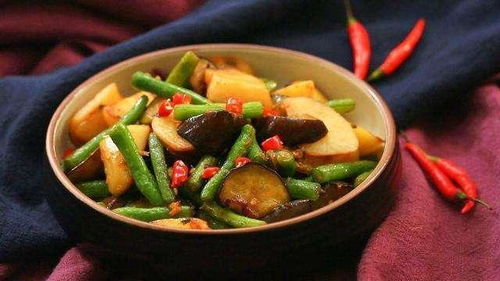 素烧茄子与香烧茄子做法结合，以素为主