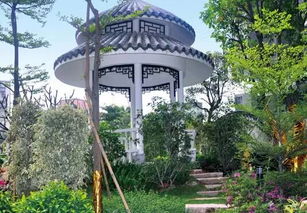 中式景观亭子：园林中的诗意角落