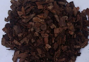 发酵松树皮可直接，其颜色通常深褐色或黑色。