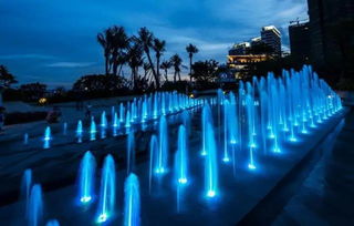 喷涌之美，喷泉的活力展现