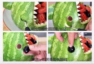 西瓜果盘切法图解，如何轻松变达人