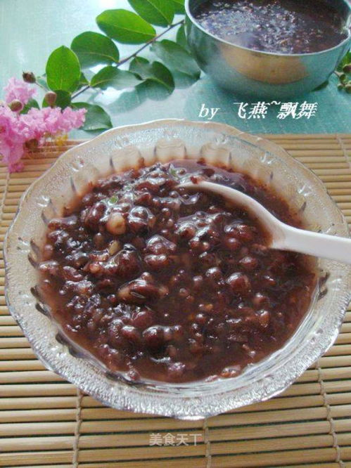 炒米红豆粥：传统养生粥品