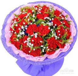 大红色康乃馨花束传递深情，请问这种花束适合送给谁表达特别情感呢