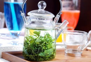 苦丁茶菊花茶，清热解毒